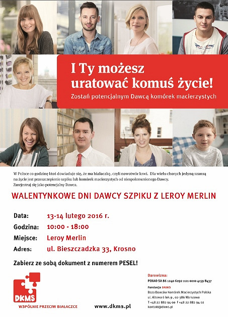 I Ty możesz uratować komuś życie! Zostań potencjalnym Dawcą komórek macierzystych - zdjęcie w treści 