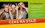 Plakat projektu CZAS NA STAŻ