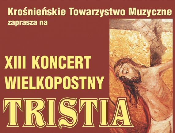 Plakat zapraszający na Koncert Wielkopostny