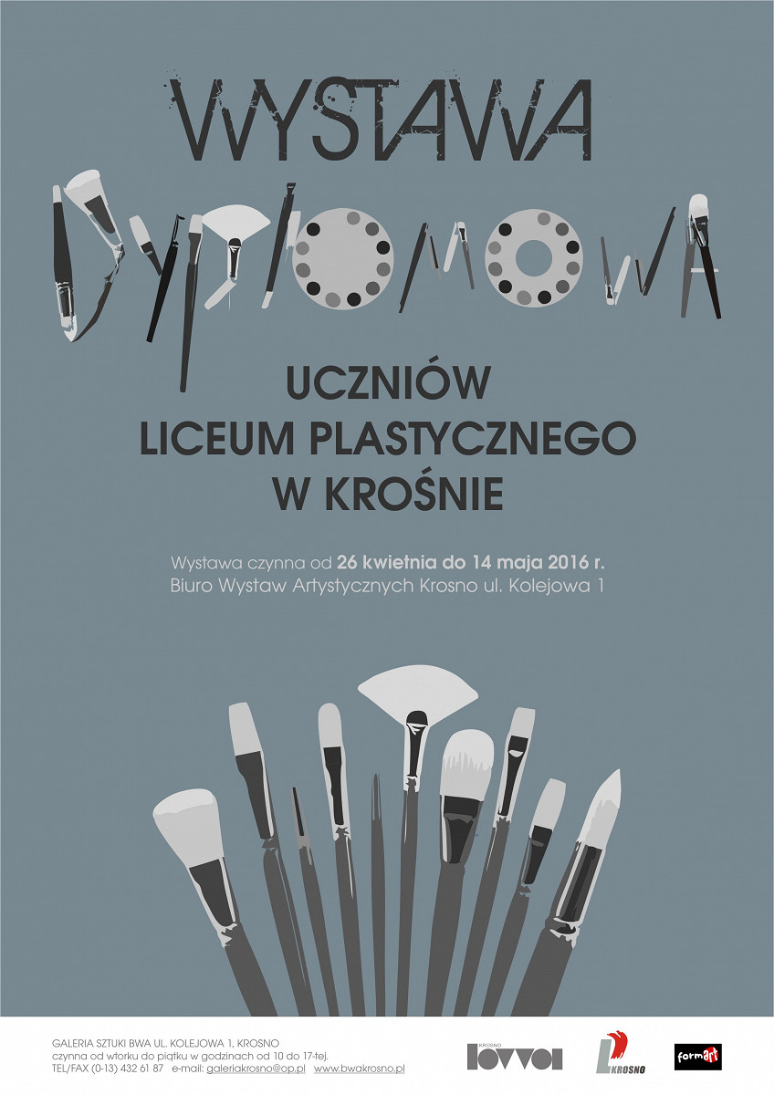 Krośnieńskie Liceum Plastyczne zaprasza na wystawę prac dyplomowych - zdjęcie w treści 