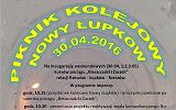 Plakat Pikniku Kolejowego w Nowym Łupkowie