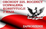 Plakat uroczystości Święta Konstytucji 3 Maja