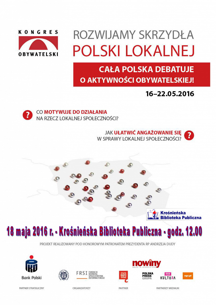 „Rozwijamy skrzydła Polski lokalnej” – debata lokalna w Krośnie - zdjęcie w treści 