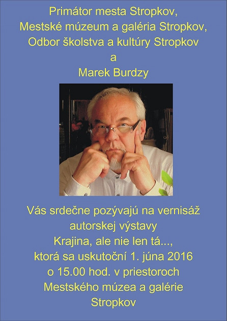 Wernisaż wystawy malarstwa Marka Burdzego w Stropkovie - zdjęcie w treści 