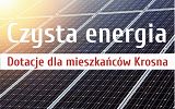 Plakat - Czysta energia. Dotacje dla mieszkańców Krosna