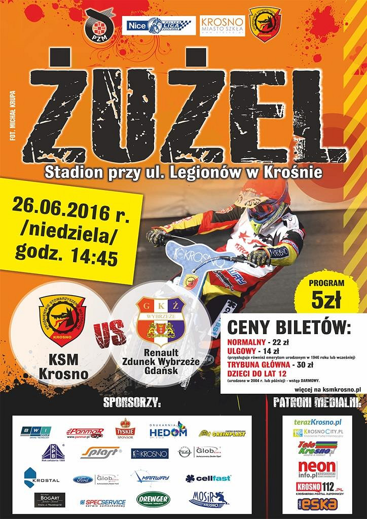 Żużel: KSM Krosno vs. Renault Zdunek Wybrzeże Gdańsk (26.06) - zdjęcie w treści 