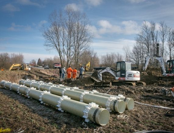 Trwają prace nad budową magistrali wodociągowej z Rymanowa do Iskrzyni