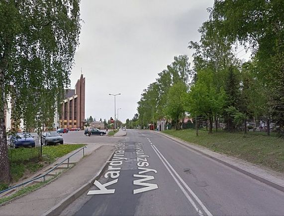 Ul. Wyszyńskiego - źródło grafiki: Street view