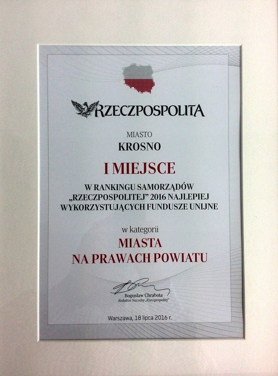 Krosno pierwsze w rankingu Rzeczpospolitej - zdjęcie w treści 