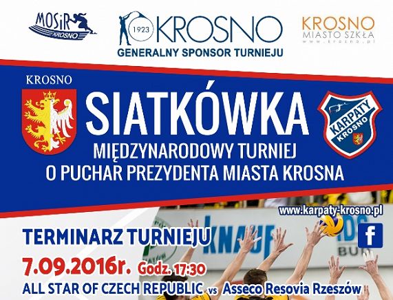 Plakat Turnieju siatkarskiego