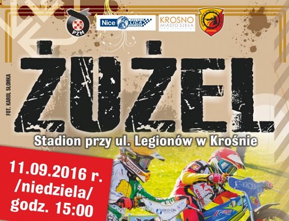 Plakat meczu żużlowego KSM Krosno vs Speedway Wanda Instal Kraków