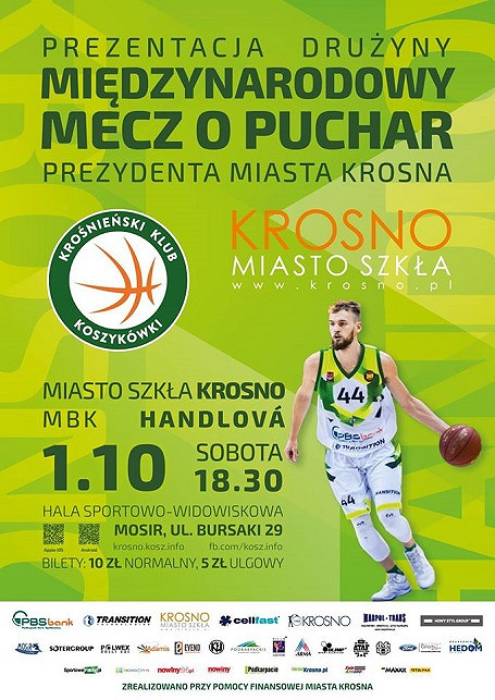 Miasto Szkła Krosno vs. MBK Handlová - zdjęcie w treści  nr 1