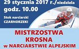 PLakat Mistrzostw Krosna w Narciarstwie Alpejskim o Puchar Prezydenta Miasta Krosna