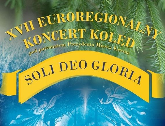 Plakat koncertu Soli Deo Gloria