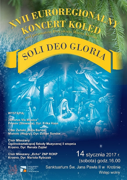 XVII EUROREGIONALNY KONCERT KOLĘD SOLI DEO GLORIA - zdjęcie w treści 