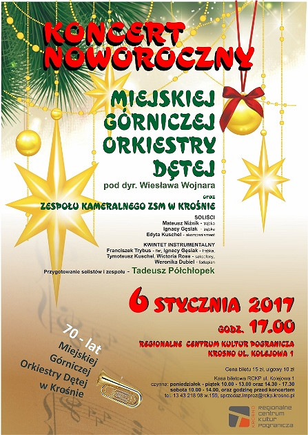 KONCERT NOWOROCZNY Miejskiej Górniczej Orkiestry Dętej - zdjęcie w treści 