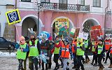 Antysmogowy happening na korśnieńskim rynku