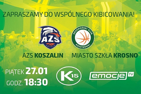 Kolejny mecz Miasta Szkła Krosno. Relacja z Koszalina w piątek o godz. 18:30 - zdjęcie w treści 