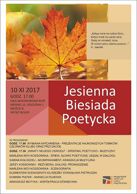 JESIENNA BIESIADA POETYCKA - zdjęcie w treści 