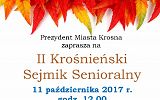 Plakat II Krośnieńskiego Sejmiku Senioralnego