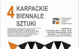 Plakat wystawy 4. KARPACKIE BIENNALE SZTUKI