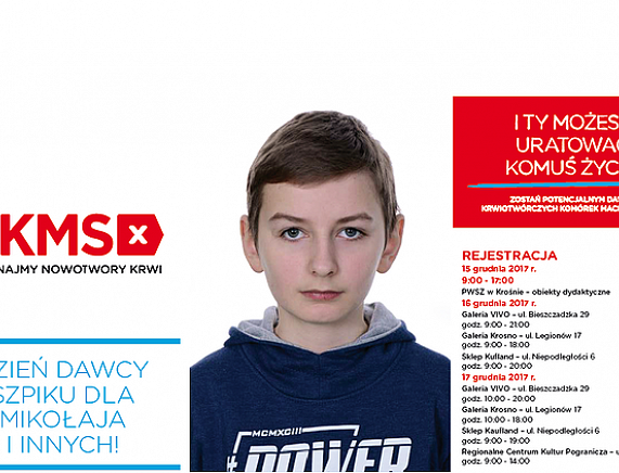 Dzień Dawcy Szpiku dla Mikołaja