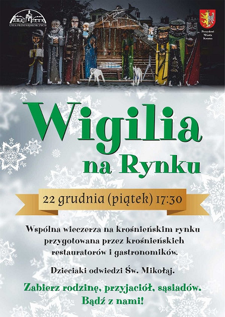 Wigilia na krośnieńskim rynku - zdjęcie w treści 