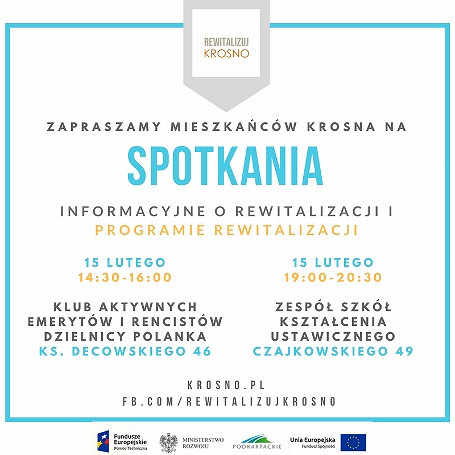 Spotkania Informacyjne o Rewitalizacji - zdjęcie w treści 