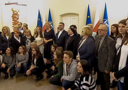 Krośnieńscy wolontariusze w Warszawie - zdjęcie w treści  nr 1