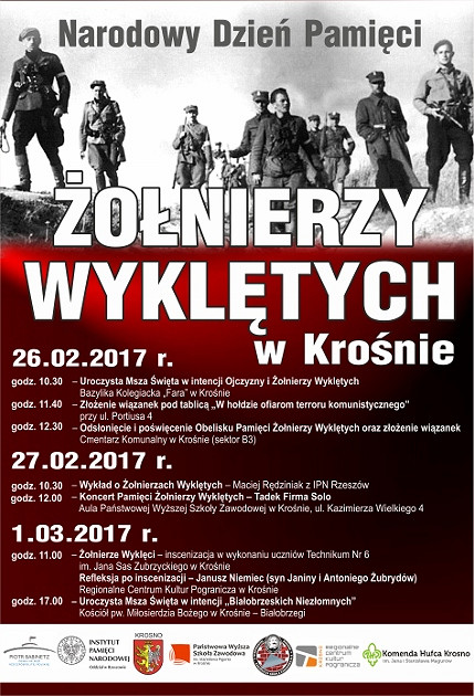 Narodowy Dzień Pamięci Żołnierzy Wyklętych w Krośnie - zdjęcie w treści 