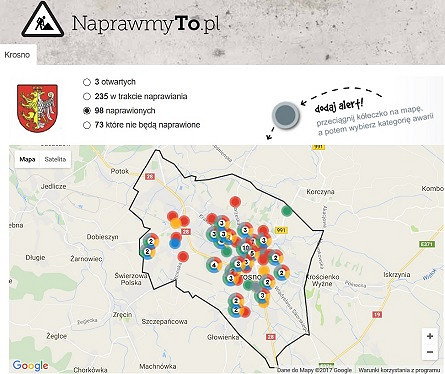 NaprawmyTo – mieszkańcy zgłaszają. Urząd naprawia - zdjęcie w treści  nr 1