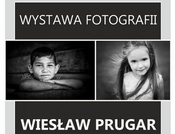 Plakat wystawy "Portrety" Wiesława Prugara