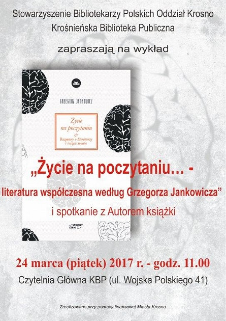 „Życie na poczytaniu…” – spotkanie z Grzegorzem Jankowiczem - zdjęcie w treści 