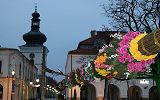 Wielkanocna palma na krośnieńskim rynku