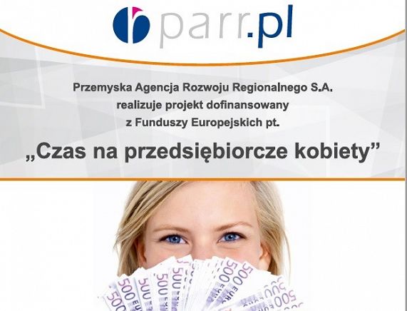 Pakata zachęcający do udziału w projekcie Przedsiębiorcze kobiety