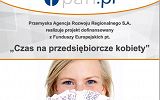 Pakata zachęcający do udziału w projekcie Przedsiębiorcze kobiety