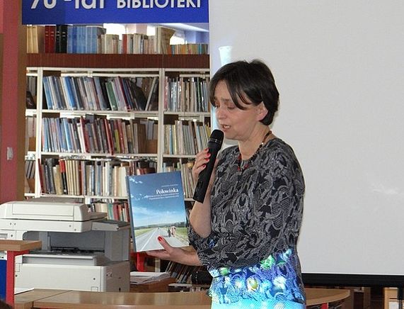 Agnieszka Martinka w Krośnieńskiej Bibliotece Publicznej