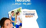 Plakat Nestle Porusza Polskę