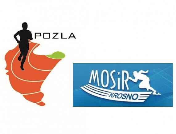 Logotypy POZLA i MOSiR Krosno