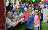 Piknik rodzinny Fundacji Wielkie Serce. Na zdjęciu uczestnicy imprezy.