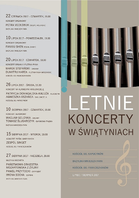 LETNIE KONCERTY W ŚWIĄTYNIACH - zdjęcie w treści 