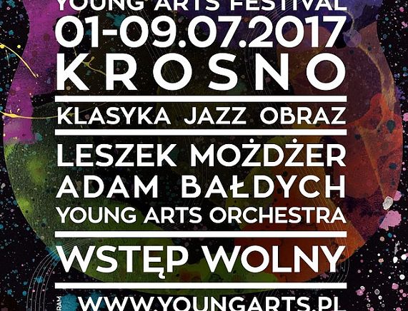 Plakat Young Arts Festiwal - grafika