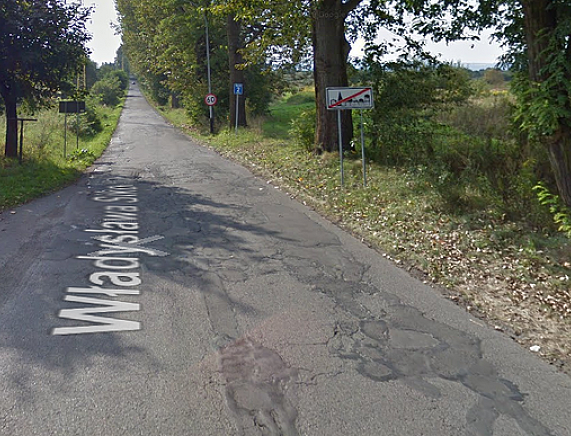 ul. Sikorskiego - źródło grafiki: street View