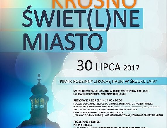 Plakat Świetlne Miasto