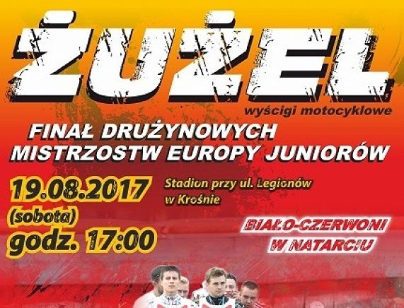 Plakat zużel 19.08.2017 r.