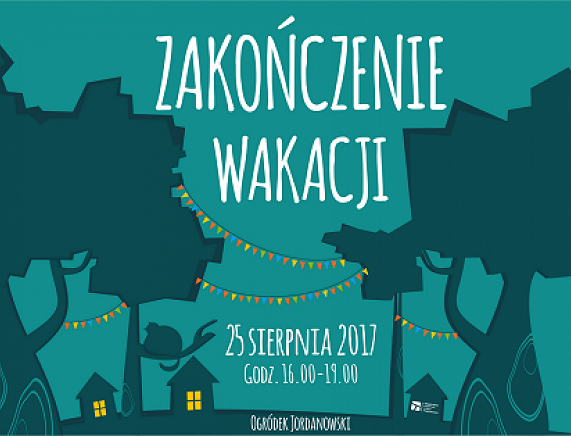 Plakat zakończenie wakacji z Letnią Przygodą