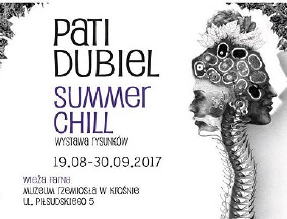 Plakat zaproszenie wystawa Pati Dubiel