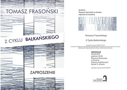 Wystawa laureata Konkursu DEBIUTY 2016 w krośnieńskim Muzeum Rzemiosla - zdjęcie w treści 