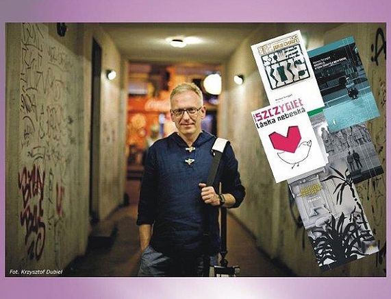 Mariusz Szczygieł na spotkaniu w Krośnieńskiej Bibliotece Publicznej