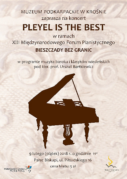 Zapraszamy na koncert PLEYEL IS THE BEST - zdjęcie w treści 